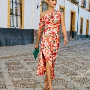 Miphai Floral Print Dress